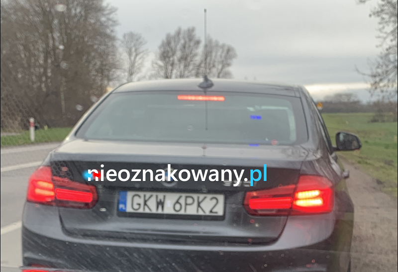 Nieoznakowany radiowóz BMW BMW 3
