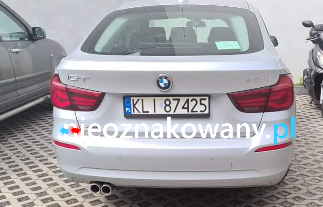 Nieoznakowany radiowóz BMW GT 330i